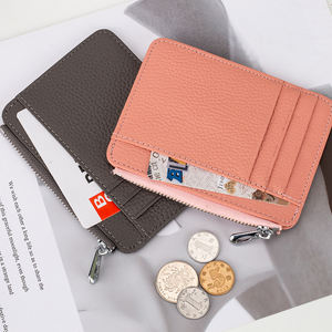 Portable PU Cuir Cartes Titulaire Mince Banque Carte De Crédit Cartes D'identité Coin <span class=keywords><strong>Pochette</strong></span> Cas Sac - Product Image 1