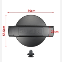 Housse de roue de secours avec logo ABS pour Suzuki Jimny JB64 2018 2019 2023 2024 2022 Jimny JB74 Accessoires 3 portes 5 portes JC74