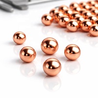 Billes de cuivre pur SDBALLS de précision 99,99 %, billes de cuivre pur 3,05 mm 3,3 mm, fabrication OEM