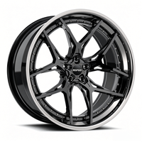 Jantes forgées en alliage 6061-T6 personnalisées, deux pièces, 18, 19, 20 pouces, 5x114.3, 5x112, 5x120, chromées, de luxe, pour BWM, Audi, Rolls-Royce