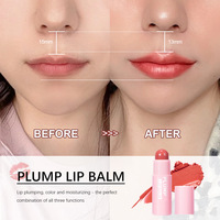 Vente en gros de baume à lèvres vegan naturel 5g Baume à lèvres gras crémeux minéral hydratant rose sans cruauté