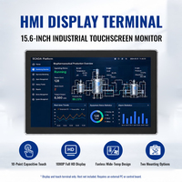Layar HMI Industri 15,6 Inci 1080P Layar Sentuh 10 Titik untuk Kontrol Mesin dan Peralatan