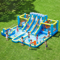 Château Gonflable Commercial Princesse avec Toboggan et Zone de Saut, Certifié CE, Idéal pour Location de Fêtes d'Enfants