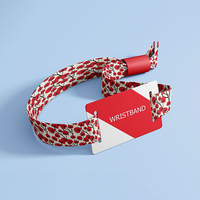 Bracelet RFID tissé NFC jetable pour contrôle d'accès et billetterie