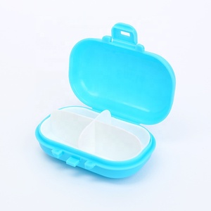Wholesale Medibox Portable Travel Pill <b>Box</b> Candy-Color PP Material Waterproof Feature <b>Removable</b> Vitamin Holder Case Bottle - Product Image 5