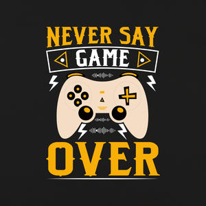 Camiseta unisex de algodón con cuello redondo, estampado de controlador de juegos negro, ropa transpirable para deportes electrónicos Q112 - Product Image 3