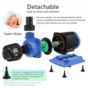 Có thể điều chỉnh 20000l/h dòng chảy lớn Cá Ao Máy bơm nước tốt lưu thông nước bơm DC chìm Aquarium Máy bơm nước - Product Image 4