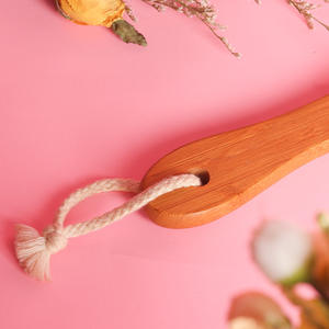 Cepillo de masaje de madera con mango largo, cerdas de jabalí, cepillo para espalda, cepillo de baño para adultos - Product Image 4