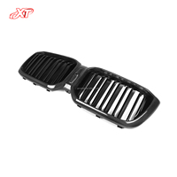 Grille de pare-chocs avant en fibre de carbone sèche X3M X4M + ABS noir brillant pour BMW F97 F98 X3 X4 G01 G02 G08 LCi 2022-