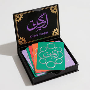 Cartes de tarot <span class=keywords><strong>Oracle</strong></span> en papier imprimées personnalisées avec journal d'affirmation et guide pour une utilisation publicitaire - Product Image 2