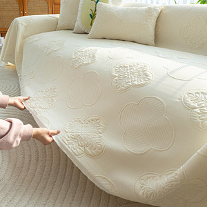 LW <b>Covers</b> Full Coverage <b>Sofa</b> <b>Cover</b> Off White 145-185CM Anti Cat Scratch Universal Fit Spring 2026 - Product Image 3