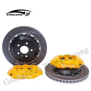 Kit de freno de coche de modificación GT4 Kit de pinza de freno de rueda trasera de <span class=keywords><strong>cuatro</strong></span> pistones 355 380 400mm para Audi A4 A5 A6 A7 A8 Q5 Q6 Q7 BMW F10 - Product Image 4