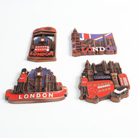 Aimants de réfrigérateur 3D personnalisés en alliage de zinc, souvenirs de Londres, pour cadeaux promotionnels et souvenirs de voyage, vente en gros