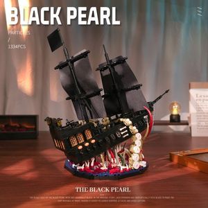 XJD JD143 1334PCS Ensemble de blocs de construction Bateau <span class=keywords><strong>pirate</strong></span> légendaire Modèle MOC Jouet technique en plastique Cadeau moderne pour les fêtes - Product Image 5