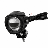 Feux LED tout-terrain auxiliaires 18W bicolores blanc/ambre, projecteur laser antibrouillard pour moto, voiture, SUV, VTT
