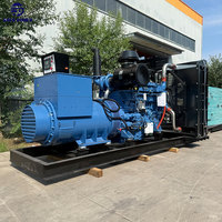 Generador diésel de 800KW de bajo ruido, confiable, de funcionamiento continuo, para sitios de construcción de hoteles, energía de reserva