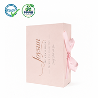 Boîte à fermeture magnétique personnalisée haut de gamme avec logo, écologique, boîte cadeau de luxe avec dorure à chaud et doublure en soie