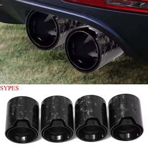 Tubos de escape de coche SYPES para <span class=keywords><strong>BMW</strong></span> E36 <span class=keywords><strong>E46</strong></span> 316i 318i 320i 325i 330i <span class=keywords><strong>330d</strong></span> Actualización de fibra de carbono M rendimiento punta de silenciador de punta de escape - Product Image 2