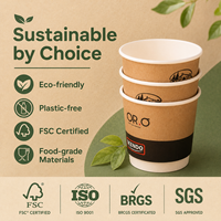 Taza de Café Aislada de Primera Calidad para Cafetería, Bar de Espresso, con Revestimiento Interno de Polietileno Resistente al Aceite