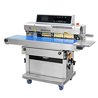 Machine de scellage automatique continue Bao Yu 280P - Machine professionnelle intégrée de scellage et de codage alimentaire