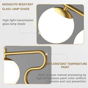 Современная простая люстра в скандинавском стиле с волшебными бобами - Product Image 2