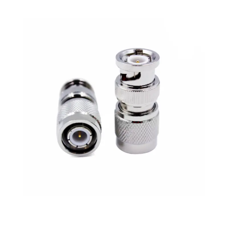High quality full brass RF Coaxial straight TNC male to BNC male connector