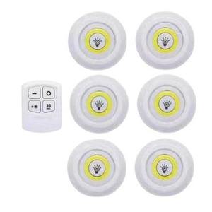 Veilleuse LED avec télécommande, lot de 3, blanc chaud, interrupteur tactile, alimentée par piles, forme hexagonale - Product Image 5