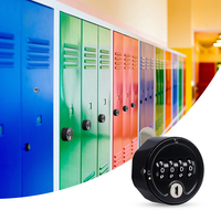 Serrure de casier MK718 pour salle de sport, club de fitness, avec mot de passe à usage unique, pour armoire, usage public ou privé, salle de bain, hôpital