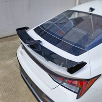 Aileron arrière Welta Gloss Black ABS Duckbill Wing PRO Design, léger et durable, pièce extérieure pour Hyundai Elantra 2023