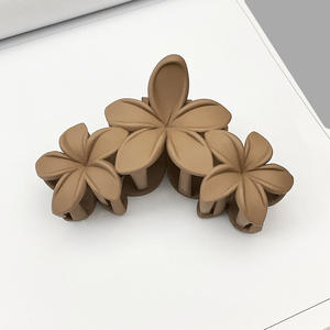 Fermaglio per capelli leggero e resistente in plastica a forma di fiore per donne, acconciatura quotidiana e feste - Product Image 5