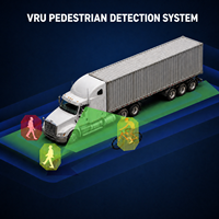 Système de détection radar d'angle mort pour camion et poids lourd, compatible DVS, capteur de zone latérale BSIS MOIS pour semi-remorque et bus