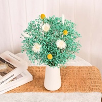 Set Vas Bunga Kering Mawar Awet Alami Tahan Lama untuk Dekorasi Pernikahan, Paskah, Hiasan Meja Gaya Boho