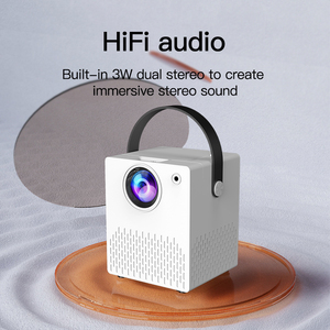 2025 Mới Nâng Cấp Máy Chiếu T8 Xách Tay Máy Chiếu Phòng Ngủ Khách Roomdual Wifi Ft 5.0 Android 9.0 Thông Minh Android Máy Chiếu - Product Image 3