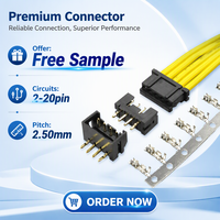 Connecteur fil-circuit 2 mm de pas, simple rangée, DIP Wafer, compatible HIROSE DF3 KR2009 3A 250V pour imprimante, copieur, applications industrielles