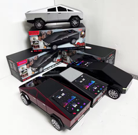 Enceinte portable sans fil étanche Ws-580 18W au design Tesla Cyberpickup avec écran RGB et horloge pour fêtes, karaoké et discothèque