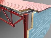 Panneaux thermo-isolés en Aluminium, mousse en polyuréthane, 1 pièce, bon marché, toit thermo-isolant