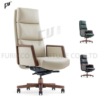 Fauteuil de bureau exécutif FURICCO Chine Foshan, style moderne, cuir italien, structure en aluminium, pivotant, garantie 3 ans, pour usage professionnel