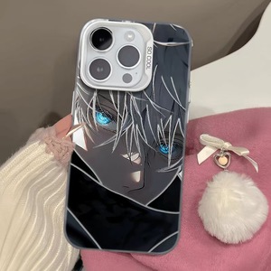 À la mode <span class=keywords><strong>Anime</strong></span> Boy Couleur Argent Téléphone étui pour <span class=keywords><strong>iphone</strong></span> 16 Plus 15 Pro Max 14 13 12 <span class=keywords><strong>11</strong></span> IMD Shell Funda Mobile Couverture Arrière - Product Image 6