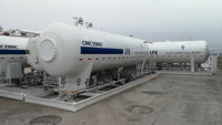 CIMC Hongtu excelente calidad 5/10 toneladas 10/20m3 equipo de estación de llenado de propano butano LPG montado