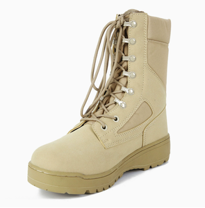 Bottes de désert en cuir véritable et daim TSB21-4, semelle extérieure en PU injectée DMS, légères, coloris kaki, marron, noir, vert - Product Image 3