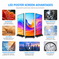 Affichage LED BESTAR 80 pouces P1.86 sans cadre 4K HDR, affichage numérique intérieur/extérieur, publicité commerciale, raccordement sans soudure