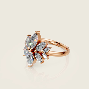 Anillo de Diamante con Corte Marquesa de Alta Demanda, Certificado SGL, para Boda/Compromiso/Aniversario, para Mujer, en Venta, para Exportación - Product Image 2