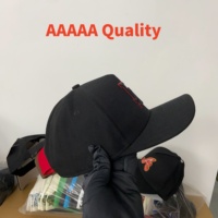 Casquettes de baseball ajustées en gros, casquettes plates, casquettes snapback AA respirantes pour hommes et femmes avec logo brodé 3D personnalisé, 6 panneaux