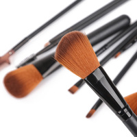Maange-ensemble de pinceaux de maquillage professionnels, 12cs, kit pour femmes, cheveux Vegan, bleu, rose, offre spéciale