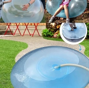 Ballon à bulles d'été, jouet amusant, ballon en caoutchouc souple gonflable, ballon de plage en gelée, pour fête en plein air ou en intérieur, ballon à bulles rempli d'eau - Product Image 6