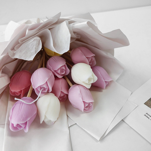 Erken yükseltici 3D lale çiçek silikon kalıpları mum yapımı için gül silikon kalıplar reçine epoksi kalıp ev yapımı sabun kalıp - Product Image 3