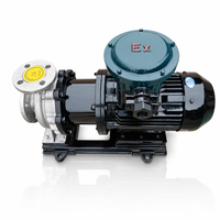 Pompe magnétique industrielle basse pression en acier inoxydable noir, personnalisable, certifiée ISO, 3KW 380V, type à entraînement magnétique