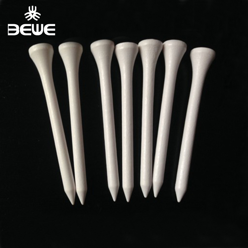 Низкие MOQ дешевые белые пустые деревянные Гольф Тройники с логотипом