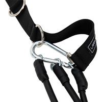 Bandas de Resistencia para Ejercicios de Dominadas LS1155, Resistentes, con Reposapiés/Rodillas de Tela, para Entrenamiento de Fuerza