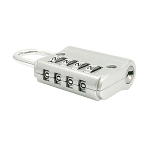 <span class=keywords><strong>Cadenas</strong></span> <span class=keywords><strong>à</strong></span> combinaison <span class=keywords><strong>à</strong></span> 4 chiffres <span class=keywords><strong>à</strong></span> <span class=keywords><strong>code</strong></span> modifiable 609, en laiton, avec clé maîtresse, 66x32.5x14.5mm, mini <span class=keywords><strong>cadenas</strong></span> en alliage de zinc pour casier de gym et bagages de voyage - Product Image 3